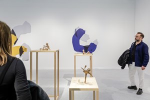 Iván Argote and Artie Vierkant, <a href='/art-galleries/perrotin/' target='_blank'>Perrotin</a>, The Armory Show, New York (7–10 March 2019). Courtesy Ocula. Photo: Charles Roussel.